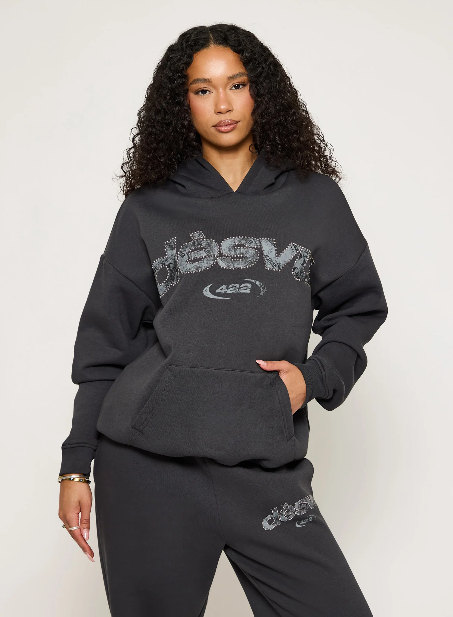 422 Hoodie - Asphalt - Image 2