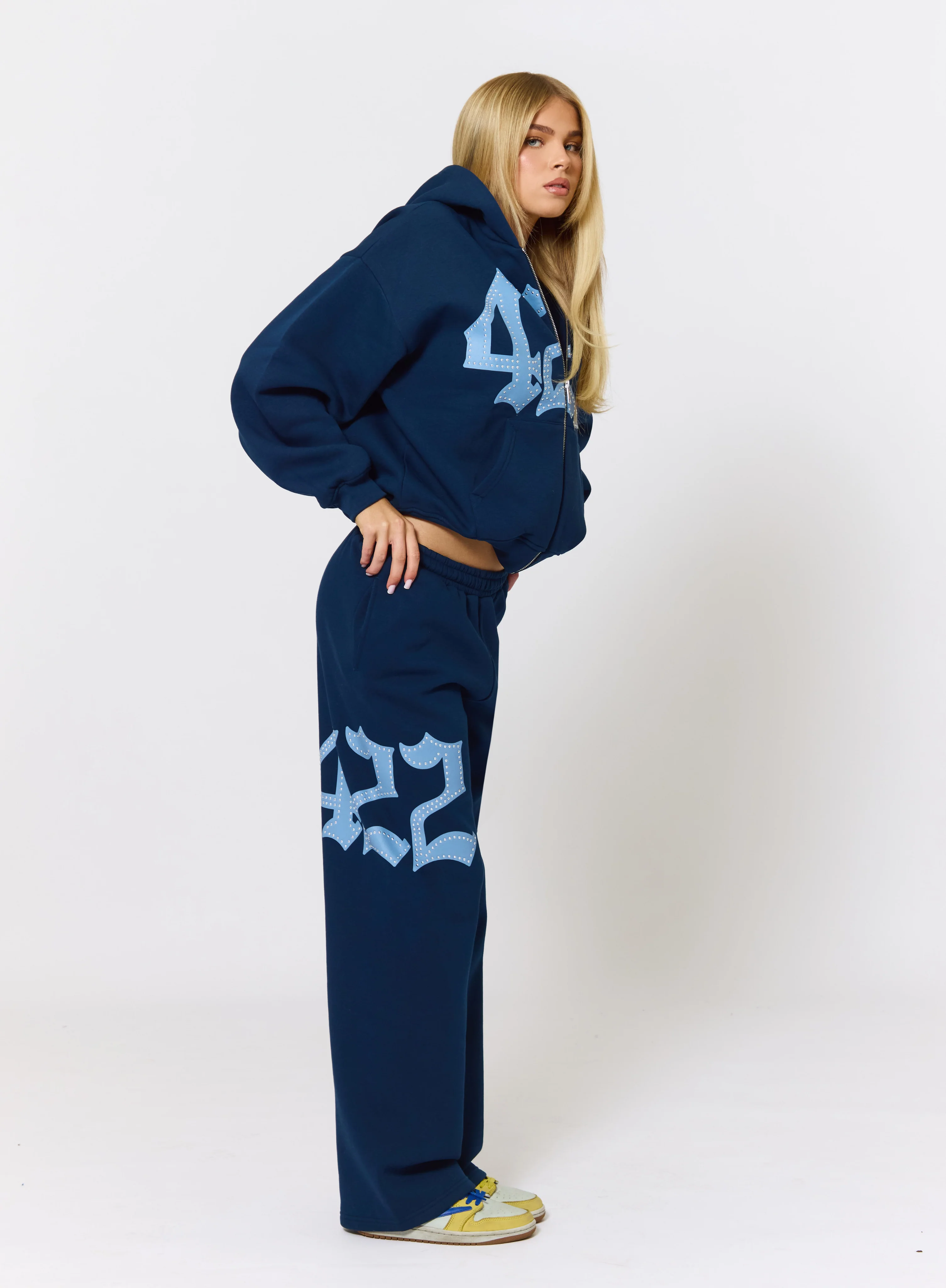 422 Joggers - Navy - Image 2
