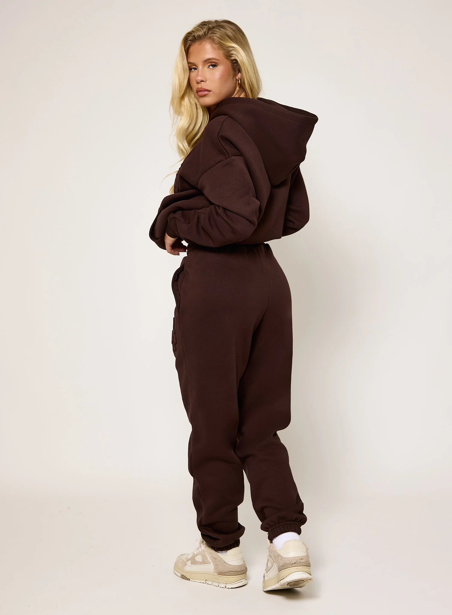 Lovers Cuffed Joggers - Chocolate - Image 4