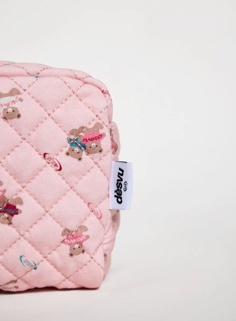 Makeup Bag Small - Pink - Image 4