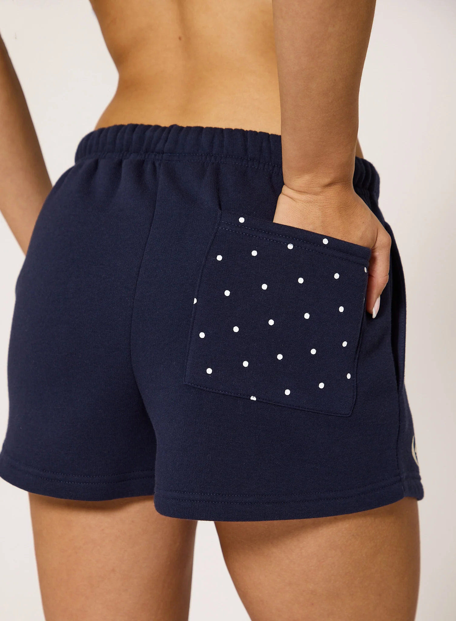 Polka Shorts - Navy - Image 3