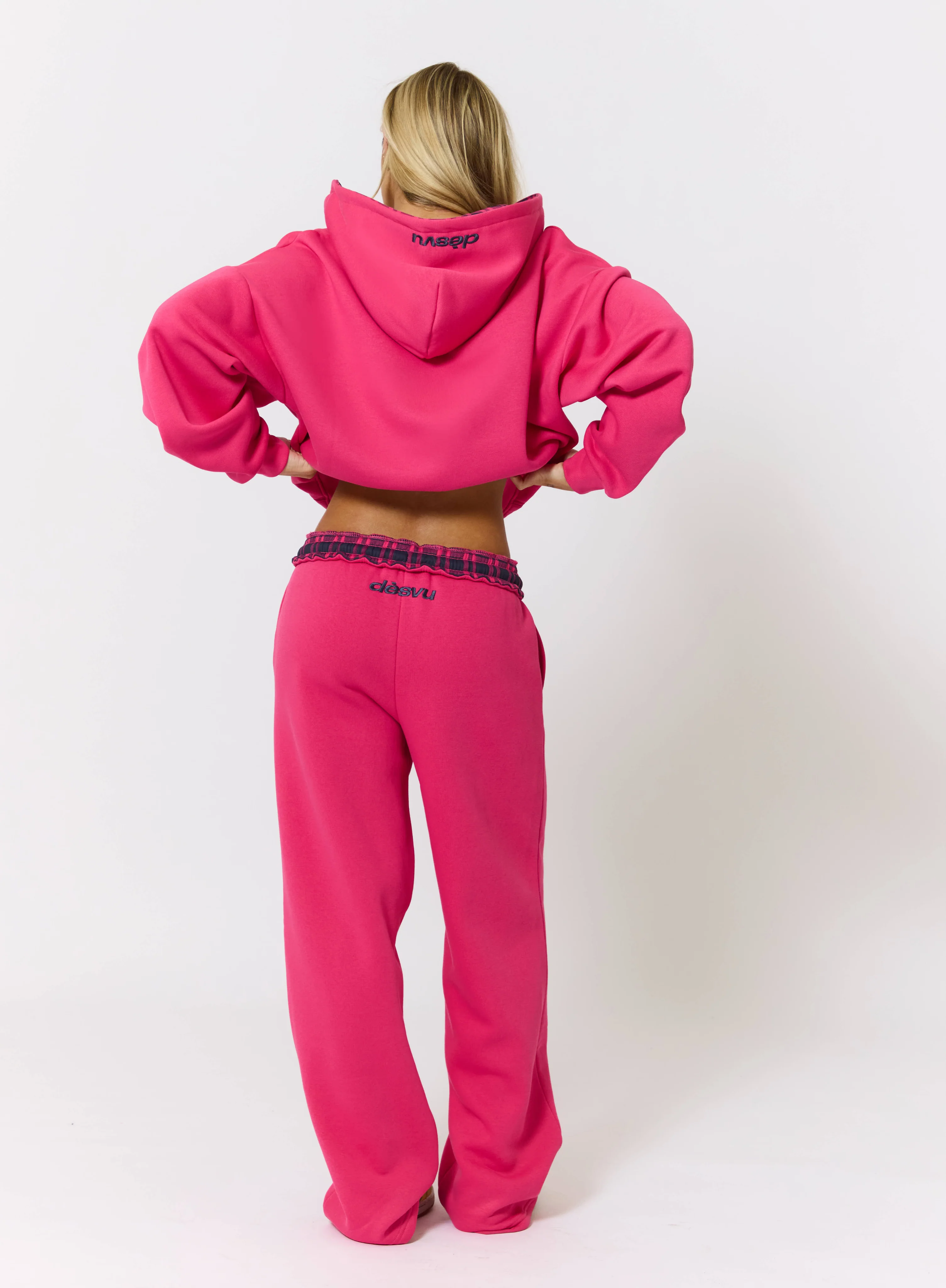 Twin Teddy Joggers - Fuchsia - Image 4